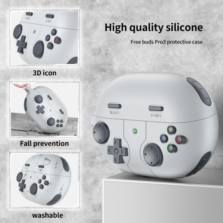 For Huawei Freebuds Pro 3 / Pro 4 Retro Game Console Style Silicone Earbuds Case