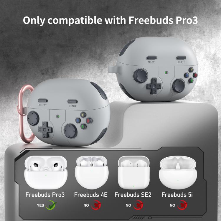 For Huawei Freebuds Pro 3 / Pro 4 Retro Game Console Style Silicone Earbuds Case