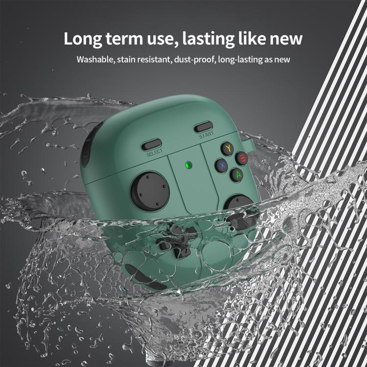 For Bose QuietComfort Earbuds II Retro Game Console Style Silicone Earbuds Case