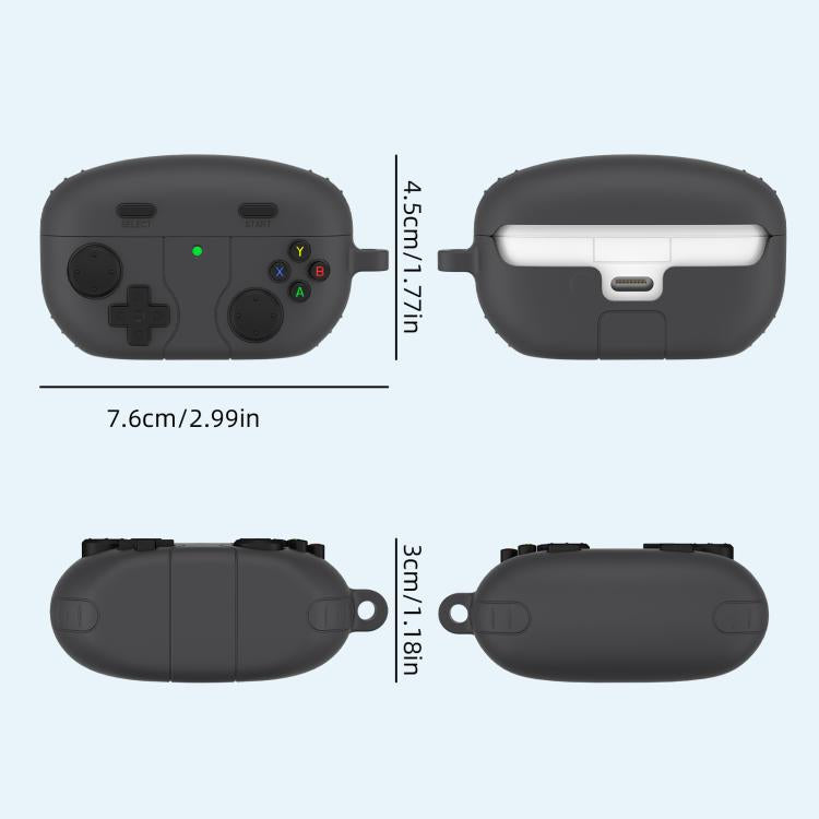 For Sony WF-1000XM5 Retro Game Console Style Silicone Earbuds Case
