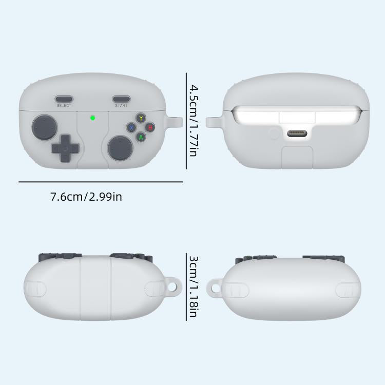 For Sony WF-1000XM5 Retro Game Console Style Silicone Earbuds Case