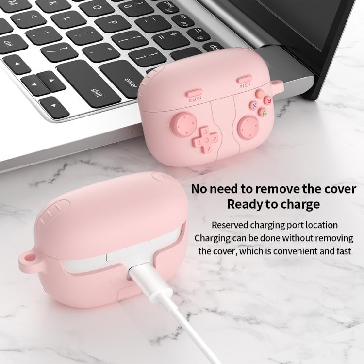 For Sony LinkBuds S Retro Game Console Style Silicone Earbuds Case