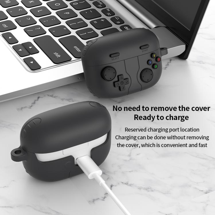 For Sony LinkBuds S Retro Game Console Style Silicone Earbuds Case