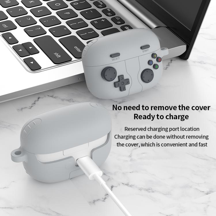 For Sony LinkBuds S Retro Game Console Style Silicone Earbuds Case