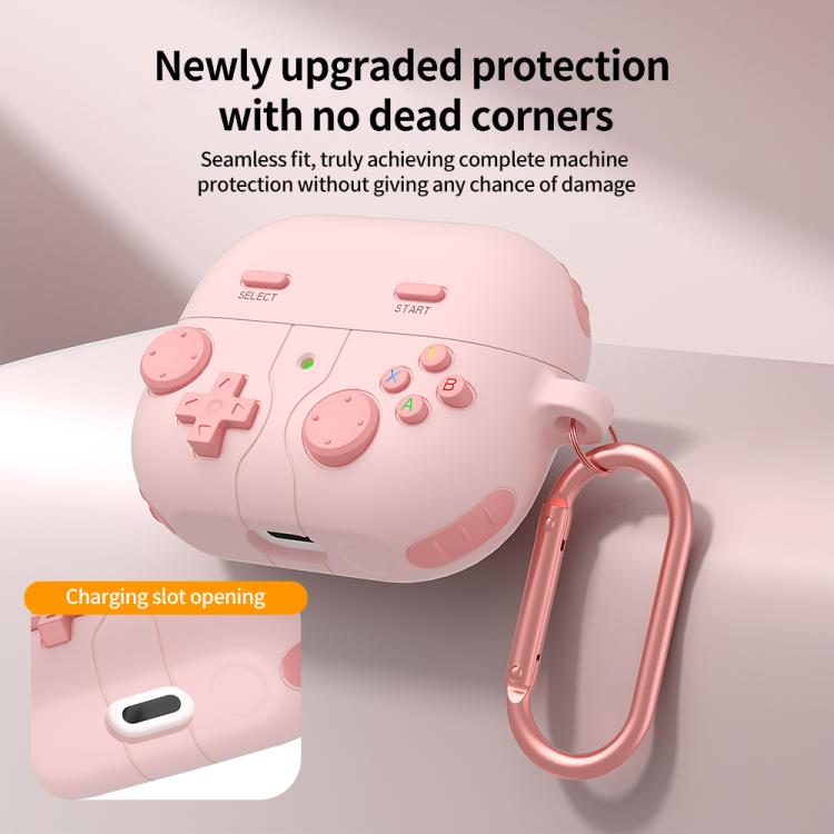 For Samsung Galaxy Buds3 / Buds3 Pro Retro Game Console Style Silicone Earbuds Case