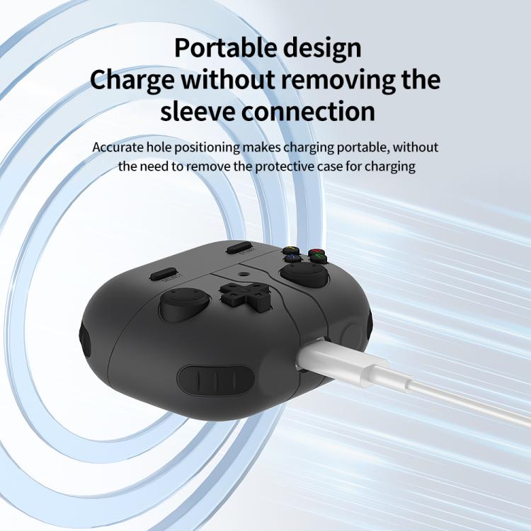 For Samsung Galaxy Buds3 / Buds3 Pro Retro Game Console Style Silicone Earbuds Case