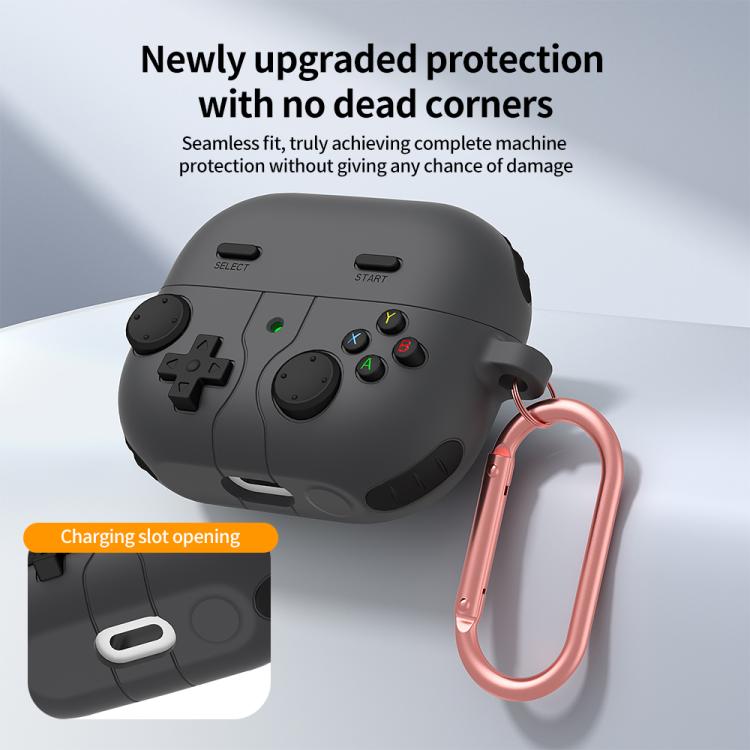For Samsung Galaxy Buds3 / Buds3 Pro Retro Game Console Style Silicone Earbuds Case