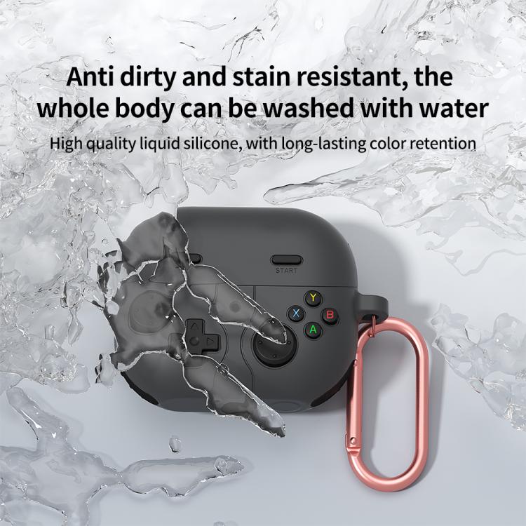 For Samsung Galaxy Buds3 / Buds3 Pro Retro Game Console Style Silicone Earbuds Case