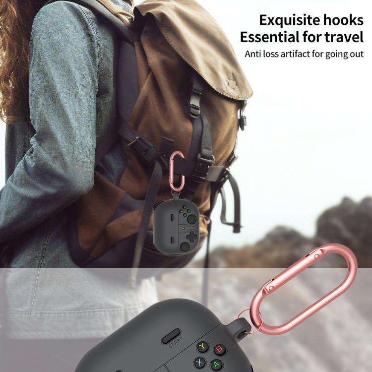 For Samsung Galaxy Buds3 / Buds3 Pro Retro Game Console Style Silicone Earbuds Case