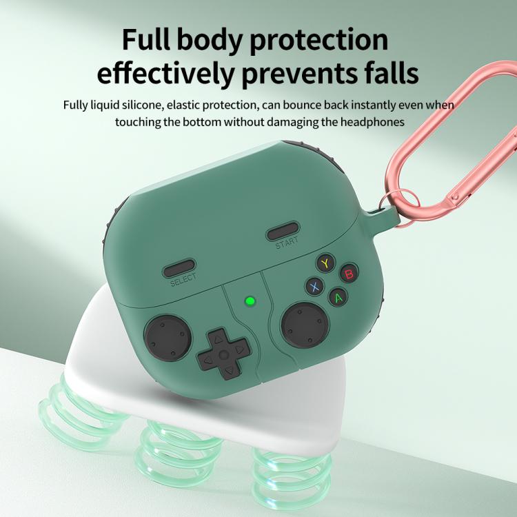 For Samsung Galaxy Buds3 / Buds3 Pro Retro Game Console Style Silicone Earbuds Case