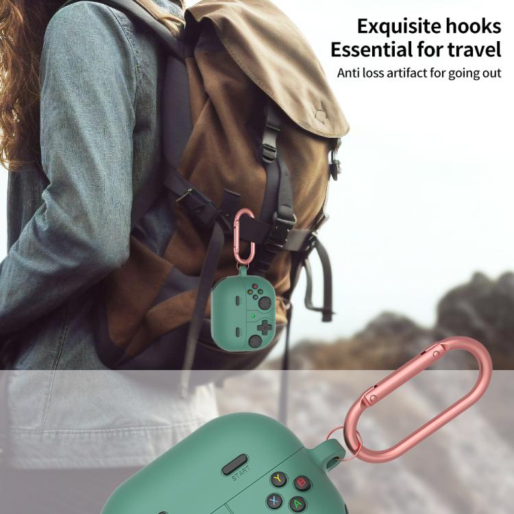 For Samsung Galaxy Buds3 / Buds3 Pro Retro Game Console Style Silicone Earbuds Case