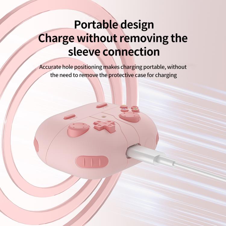 For Samsung Galaxy Buds3 FE Retro Game Console Style Silicone Earbuds Case