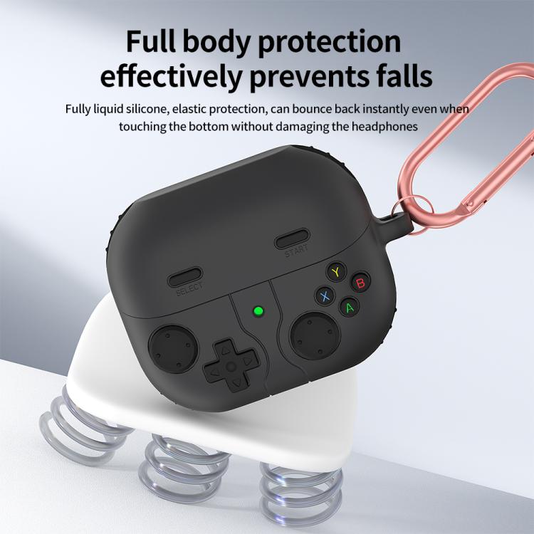For Samsung Galaxy Buds3 FE Retro Game Console Style Silicone Earbuds Case