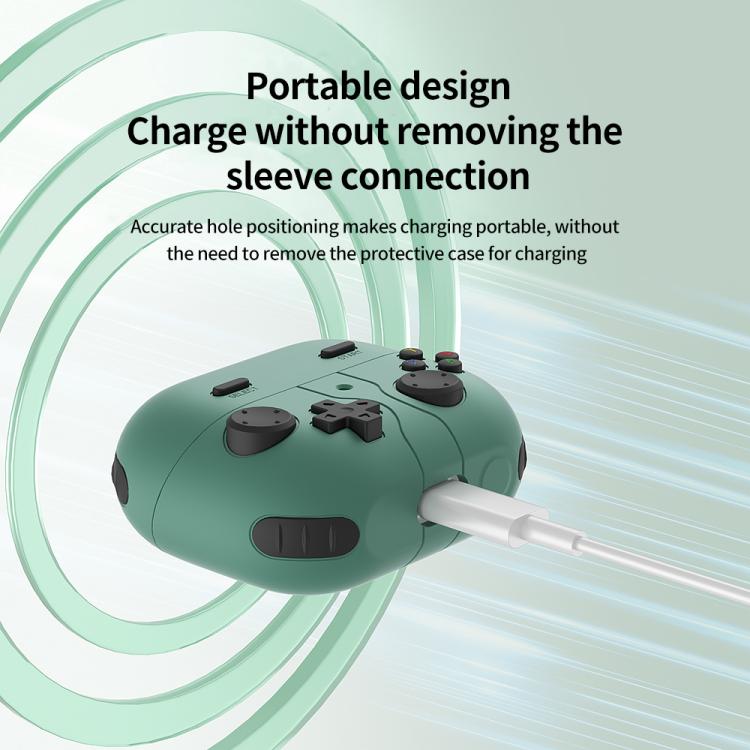 For Samsung Galaxy Buds3 FE Retro Game Console Style Silicone Earbuds Case