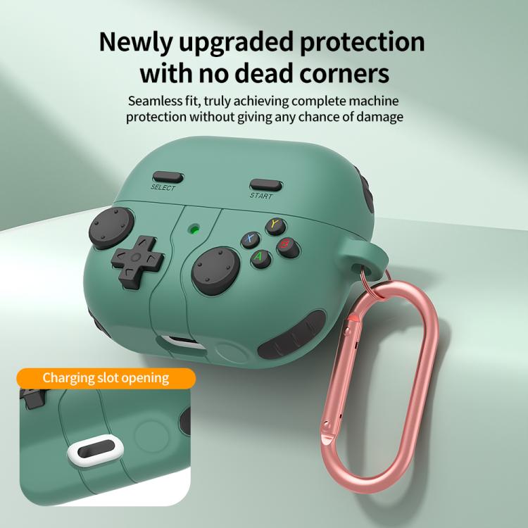 For Samsung Galaxy Buds3 FE Retro Game Console Style Silicone Earbuds Case
