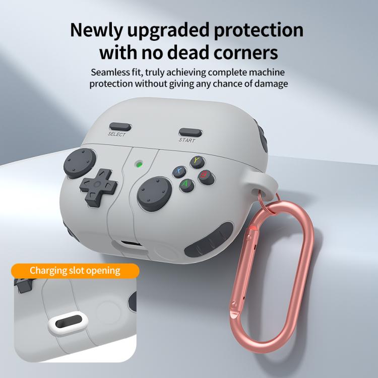 For Samsung Galaxy Buds3 FE Retro Game Console Style Silicone Earbuds Case