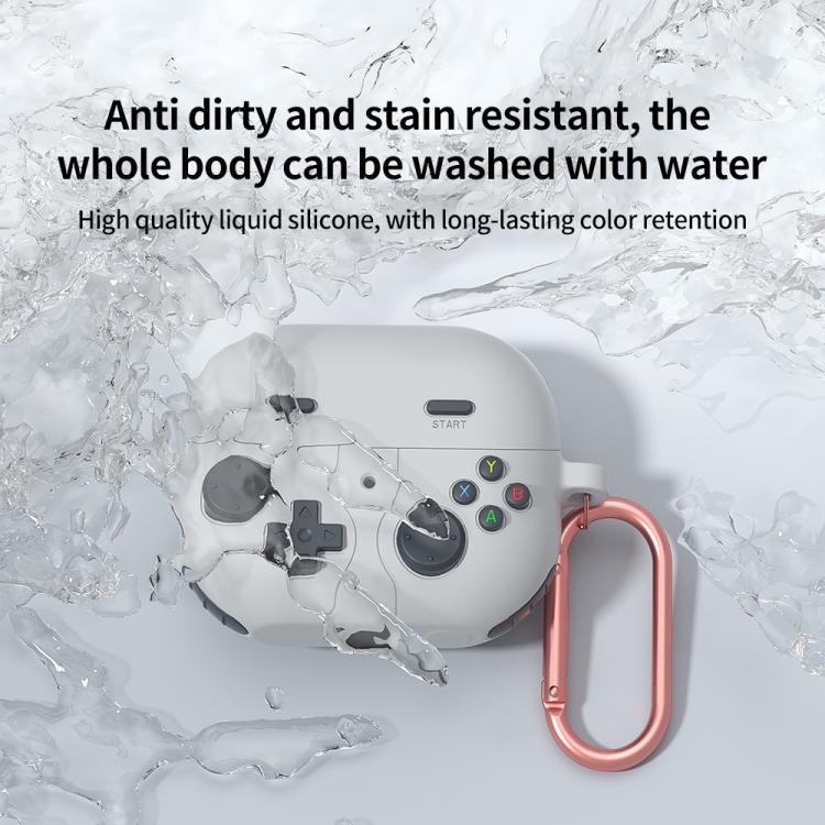 For Samsung Galaxy Buds3 FE Retro Game Console Style Silicone Earbuds Case