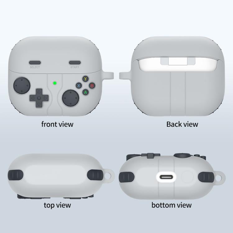 For Samsung Galaxy Buds3 FE Retro Game Console Style Silicone Earbuds Case