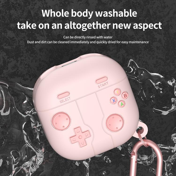For Samsung Galaxy Buds Core Retro Game Console Style Silicone Earbuds Case