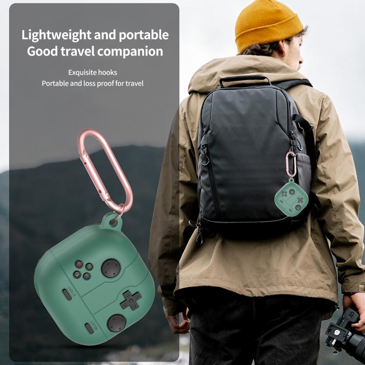 For Samsung Galaxy Buds Core Retro Game Console Style Silicone Earbuds Case