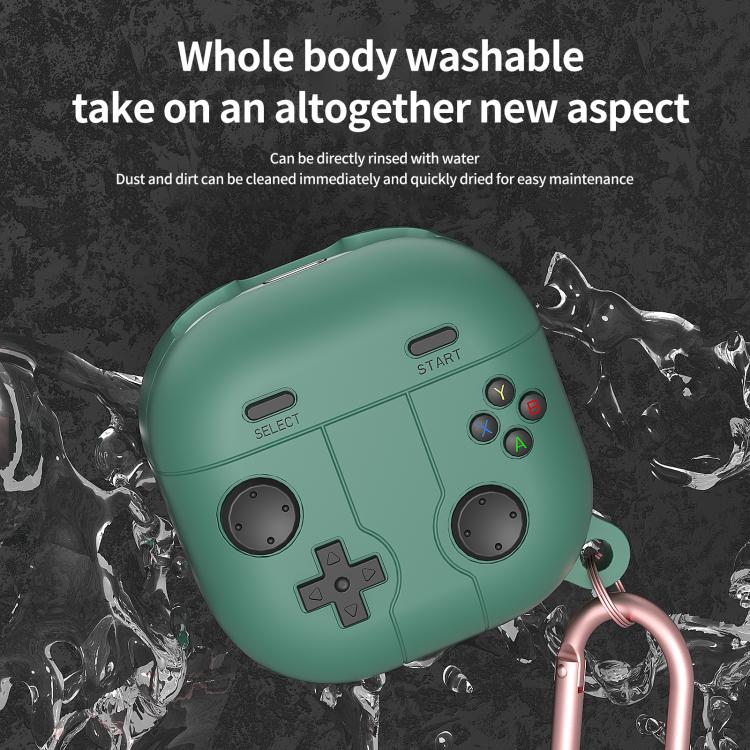For Samsung Galaxy Buds Core Retro Game Console Style Silicone Earbuds Case