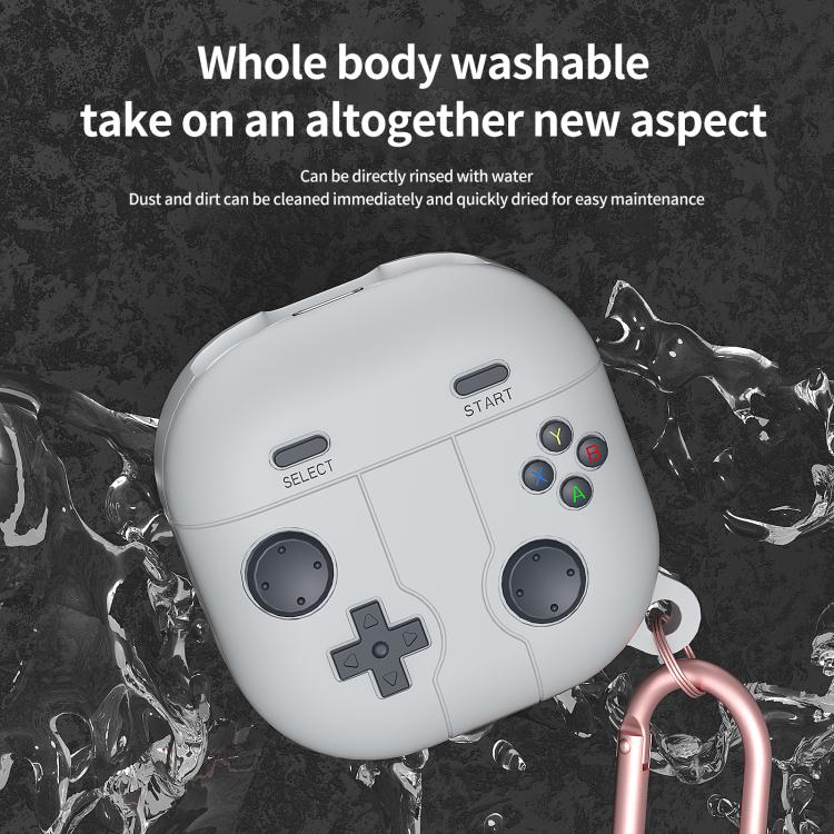For Samsung Galaxy Buds Core Retro Game Console Style Silicone Earbuds Case