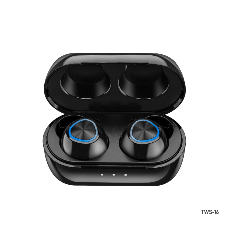 REMAX TWS-16 Bluetooth 5.0 Metal True Wireless Bluetooth Music Earphone with Charging Box