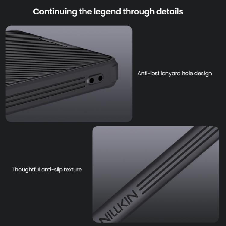 For Samsung Galaxy S25 Ultra 5G NILLKIN CamShield Pro Magnetic PC Phone Case - Black