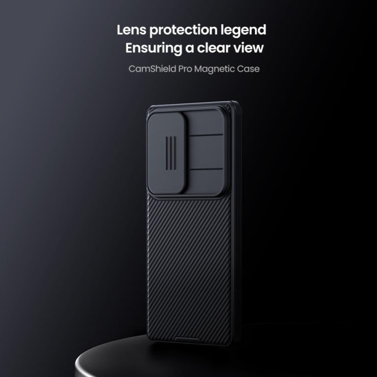 For Samsung Galaxy S25 Ultra 5G NILLKIN CamShield Pro Magnetic PC Phone Case - Black