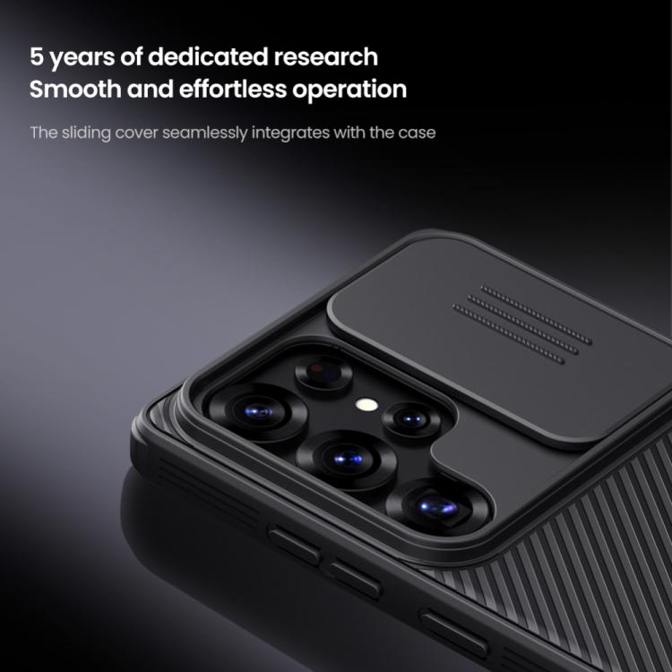 For Samsung Galaxy S25 Ultra 5G NILLKIN CamShield Pro Magnetic PC Phone Case - Black