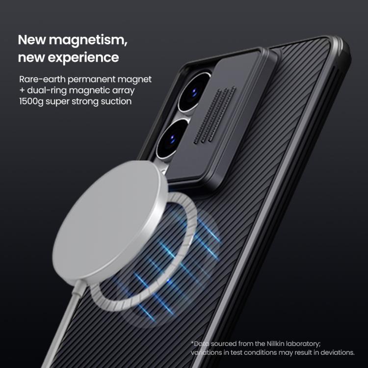 For Samsung Galaxy S25 Edge 5G NILLKIN CamShield Pro Magnetic PC Phone Case - Black