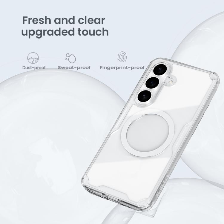 For Samsung Galaxy S26 5G NILLKIN Ultra Clear Magsafe PC + TPU Phone Case - Transparent