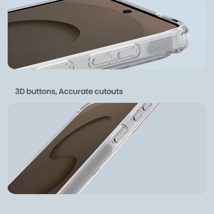 For Samsung Galaxy S26+ 5G NILLKIN Ultra Clear Magsafe PC + TPU Phone Case - Transparent