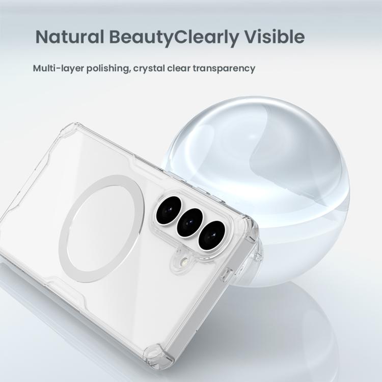 For Samsung Galaxy S26+ 5G NILLKIN Ultra Clear Magsafe PC + TPU Phone Case - Transparent