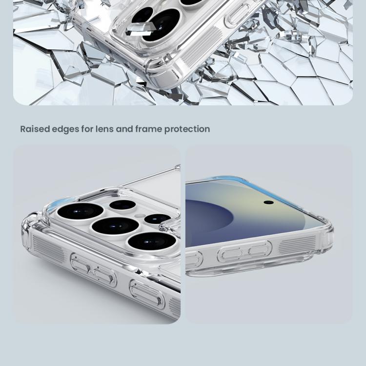 For Samsung Galaxy S26 Ultra 5G NILLKIN Ultra Clear Magsafe PC + TPU Phone Case - Transparent