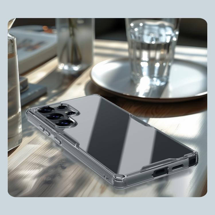 For Samsung Galaxy S25 Ultra 5G NILLKIN PC + TPU Phone Case - Transparent