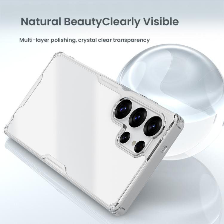 For Samsung Galaxy S25 Ultra 5G NILLKIN PC + TPU Phone Case - Transparent