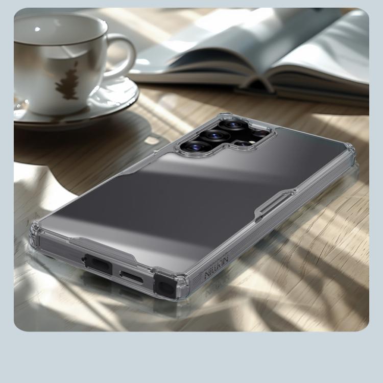 For Samsung Galaxy S25 Ultra 5G NILLKIN PC + TPU Phone Case - Transparent