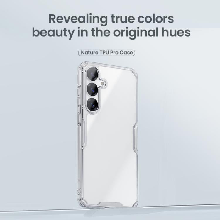 For Samsung Galaxy S25 5G NILLKIN PC + TPU Phone Case - Transparent