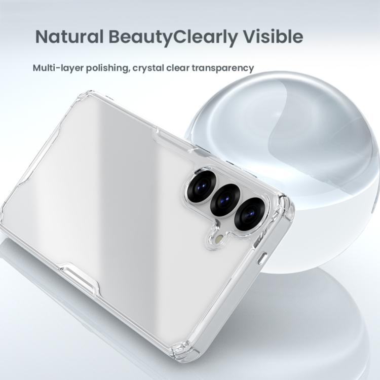 For Samsung Galaxy S25 5G NILLKIN PC + TPU Phone Case - Transparent