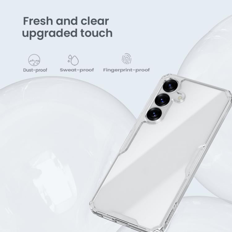For Samsung Galaxy S25 5G NILLKIN PC + TPU Phone Case - Transparent