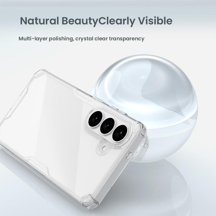 For Samsung Galaxy S26+ 5G NILLKIN PC + TPU Phone Case - Transparent