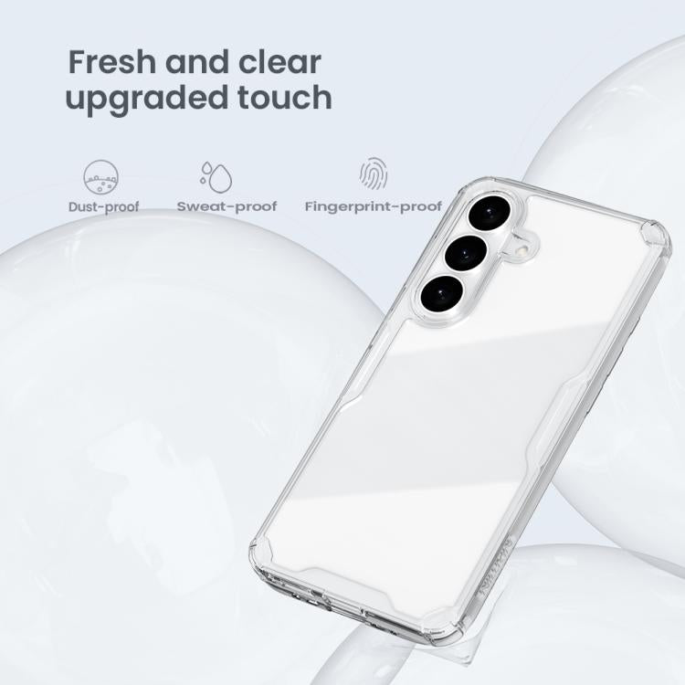 For Samsung Galaxy S26+ 5G NILLKIN PC + TPU Phone Case - Transparent