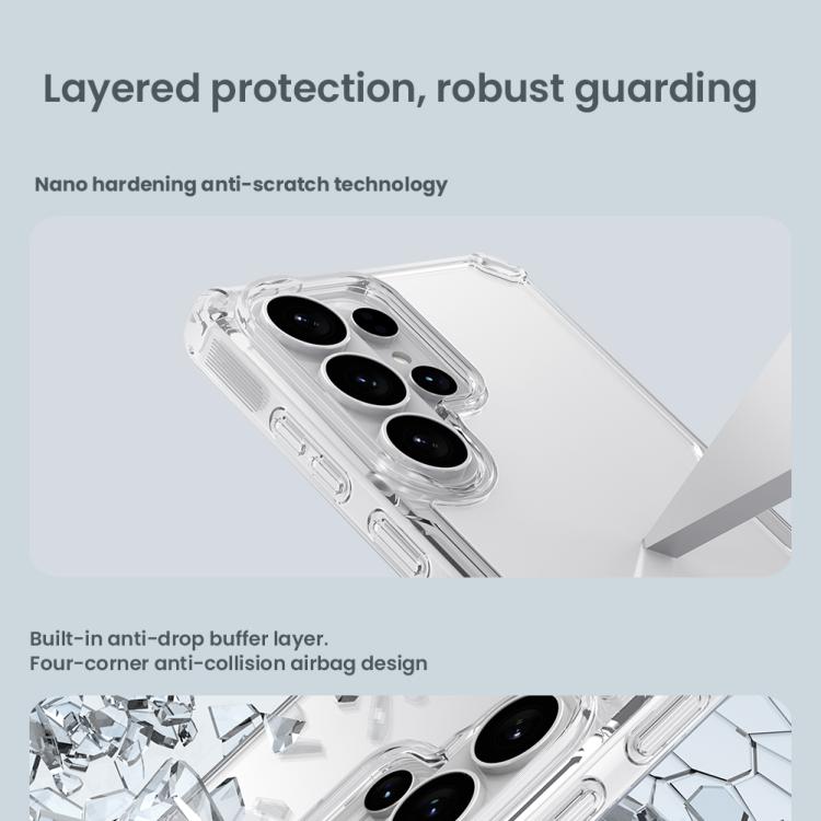 For Samsung Galaxy S26 Ultra 5G NILLKIN PC + TPU Phone Case - Transparent