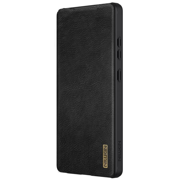 For Samsung Galaxy S25 Ultra 5G NILLKIN QIN Series Pro Sliding Camera Cover Design Leather Phone Case