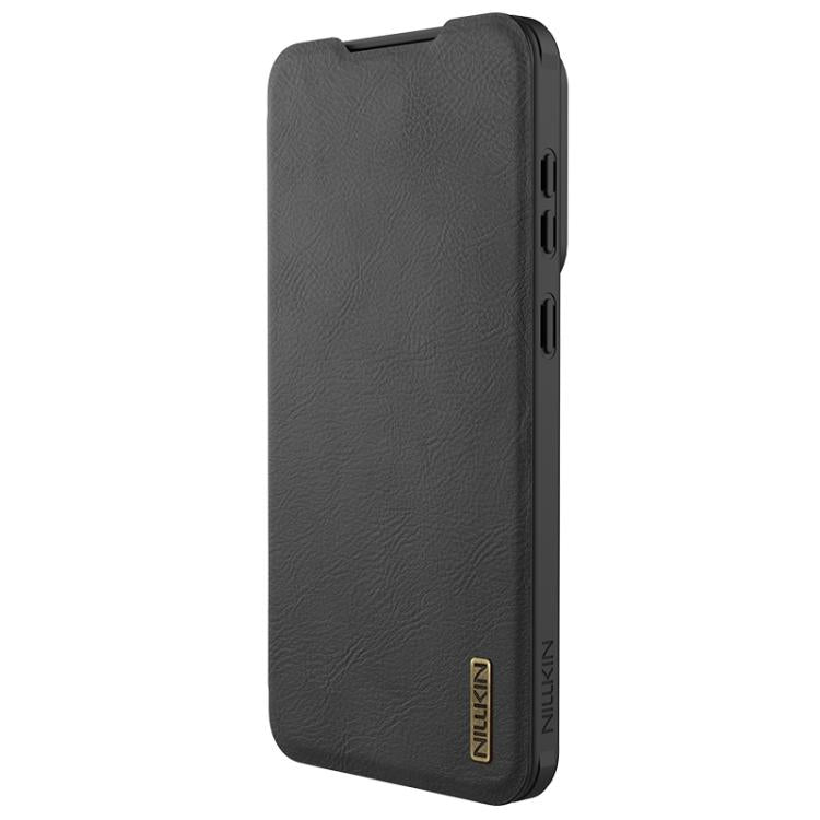 For Samsung Galaxy S25 Edge 5G NILLKIN QIN Series Pro Sliding Camera Cover Design Leather Phone Case