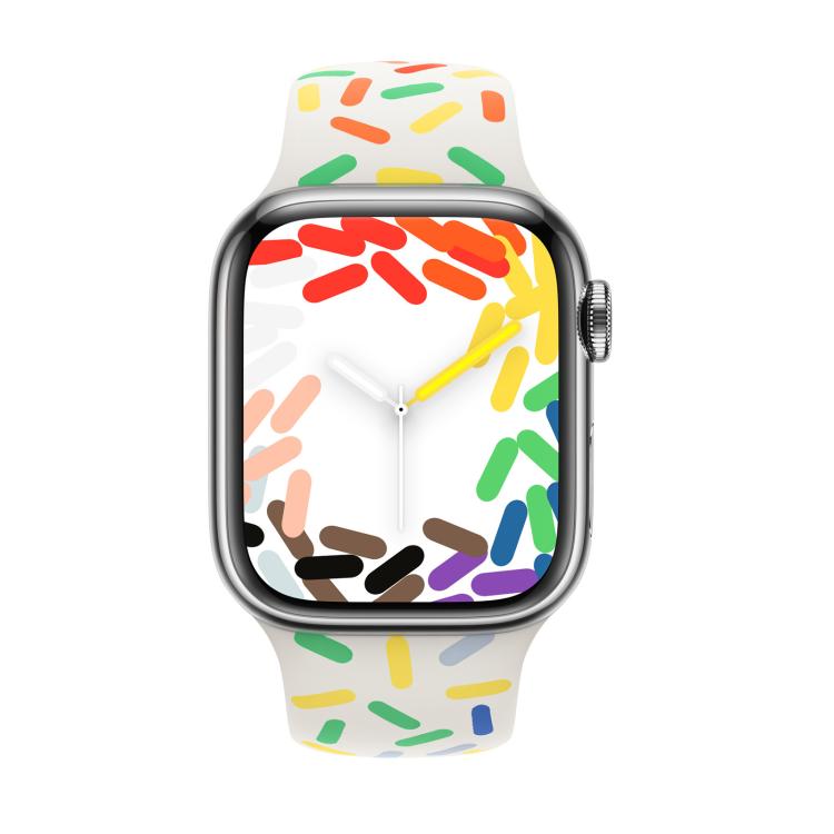 For Apple Watch 46mm / 49mm / 45mm / 44mm Sport Silicone Watch Band