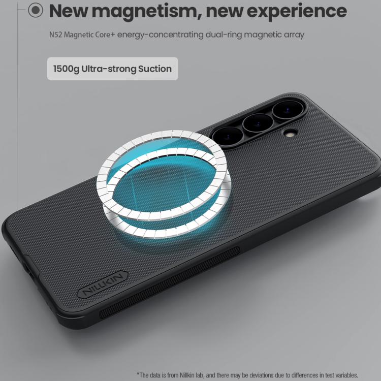 For Samsung Galaxy S25 FE 5G NILLKIN Frosted Shield Pro Magnetic Phone Case - Black