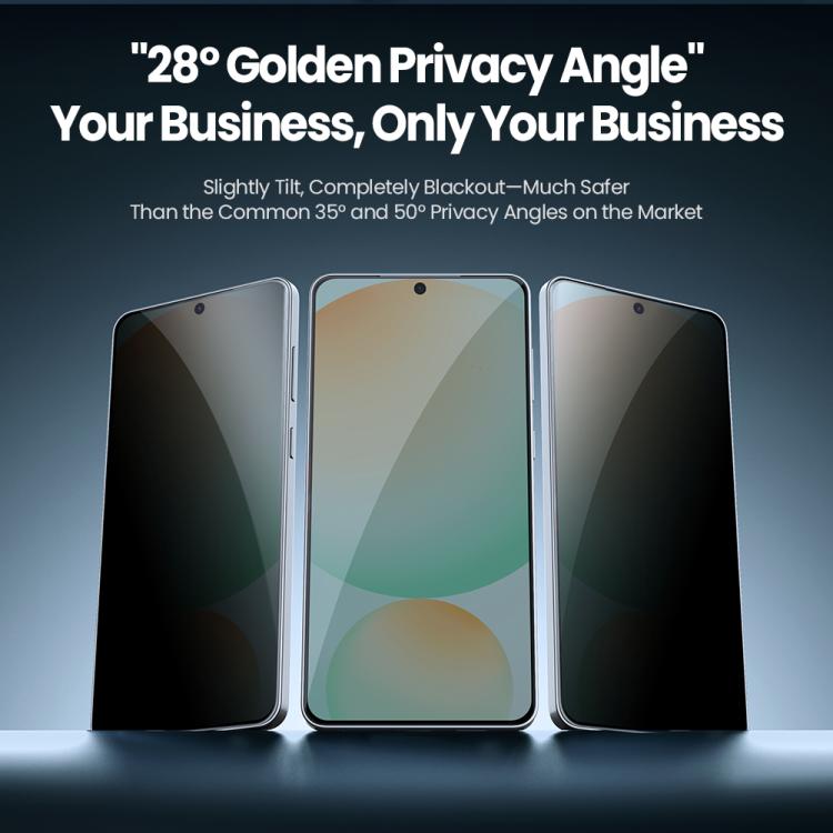 For Samsung Galaxy S25 Edge 5G NILLKIN Guardian Full Coverage Privacy Tempered Glass Film