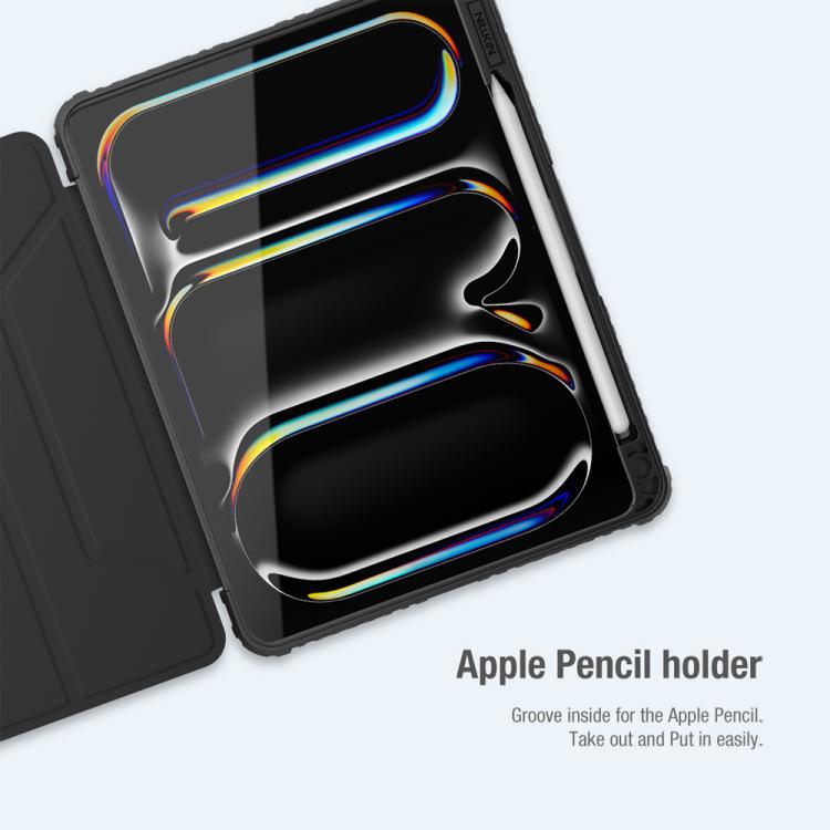 For iPad Air 11 2024 / 2025 / 2026 NILLKIN Bumper Pro Folding Style Tablet Leather Case